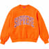 Supreme Inside Out Crewneck - Orange (front)
