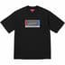 Supreme Intarsia Label S/S Top - Black (front)