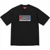 Supreme Intarsia Label S/S Top - Black (front)