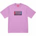 Supreme Intarsia Label S/S Top - Purple (front)