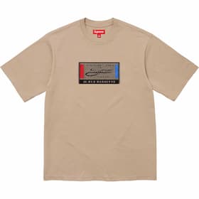 Supreme Intarsia Label S/S Top Tan