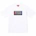 Supreme Intarsia Label S/S Top - White (front)