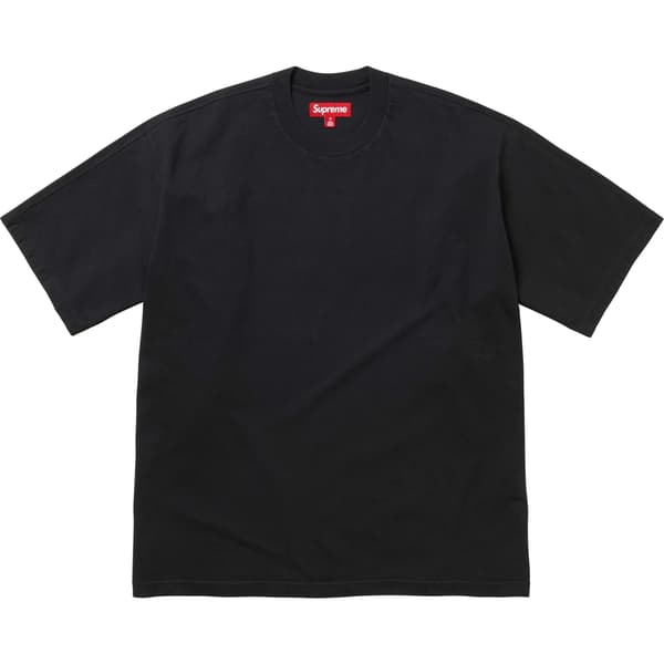 Supreme Intarsia S/S Top - Black (front)