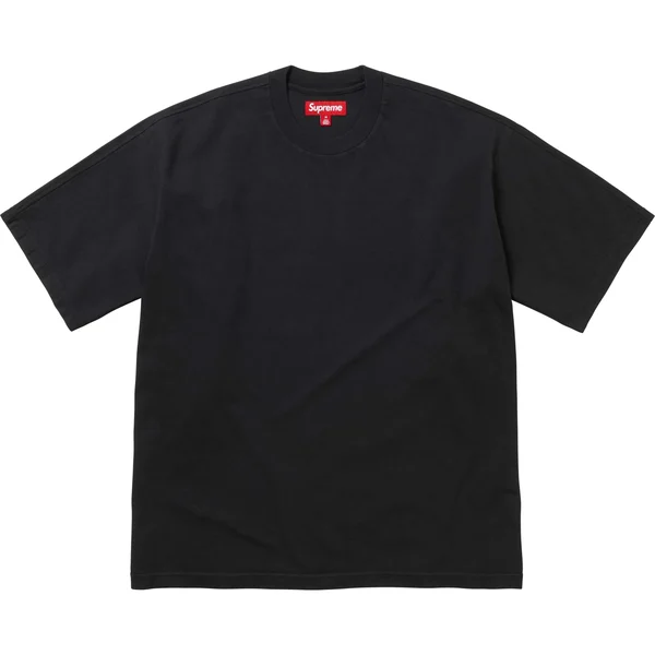 Supreme Intarsia S/S Top - Black (front)