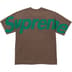 Supreme Intarsia S/S Top - Brown (front)