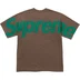 Supreme Intarsia S/S Top - Brown (front)