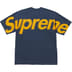 Supreme Intarsia S/S Top - Navy (front)