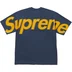 Supreme Intarsia S/S Top - Navy (front)