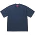 Supreme Intarsia S/S Top - Navy (front)