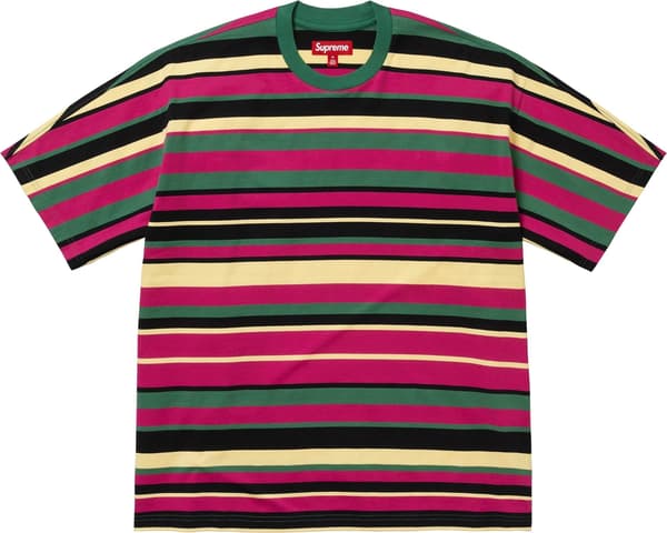 Supreme Intarsia S/S Top - Stripe (front)
