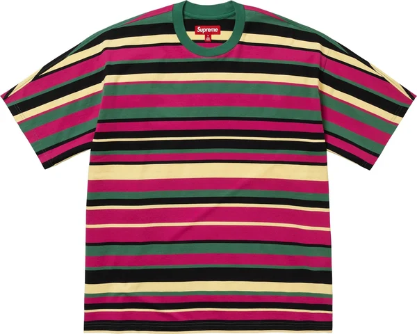 Supreme Intarsia S/S Top - Stripe (front)