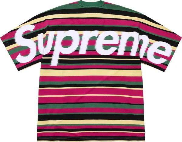 Supreme Intarsia S/S Top - Stripe (front)
