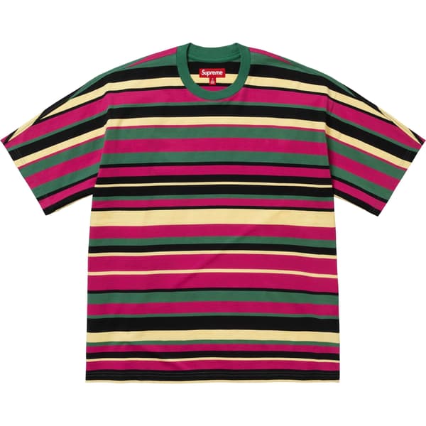 Supreme Intarsia S/S Top - Stripe (front)