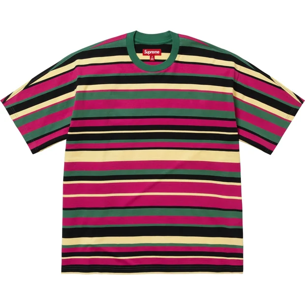 Supreme Intarsia S/S Top - Stripe (front)