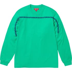 Supreme Intarsia Stripe L/S Top Green