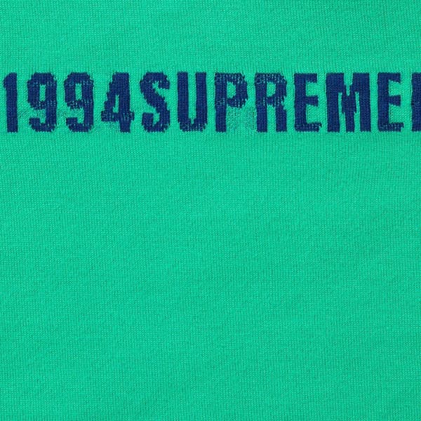 Supreme Intarsia Stripe L/S Top - Green (front)