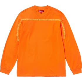 Supreme Intarsia Stripe L/S Top Orange