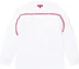 Supreme Intarsia Stripe L/S Top - White (front)