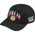 Supreme Italia 6-Panel - Black (front)