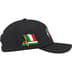 Supreme Italia 6-Panel - Black (front)