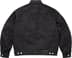Supreme Jacquard Logos Denim Trucker Jacket - Black (front)