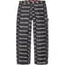 Supreme Jacquard Logos Double Knee Denim Painter Jean - Rigid Indigo (front)