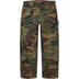 Supreme Jacquard Logos Double Knee Denim Painter Jean - Woodland Camo (front)