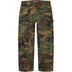 Supreme Jacquard Logos Double Knee Denim Painter Jean - Woodland Camo (front)