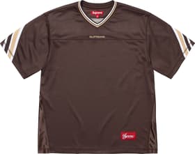 Supreme Jacquard Rib Football Jersey Brown