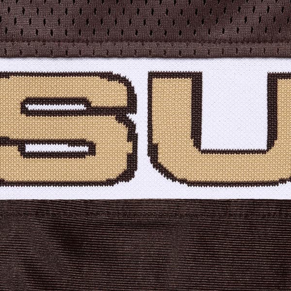 Supreme Jacquard Rib Football Jersey - Brown (front)