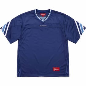 Supreme Jacquard Rib Football Jersey Navy