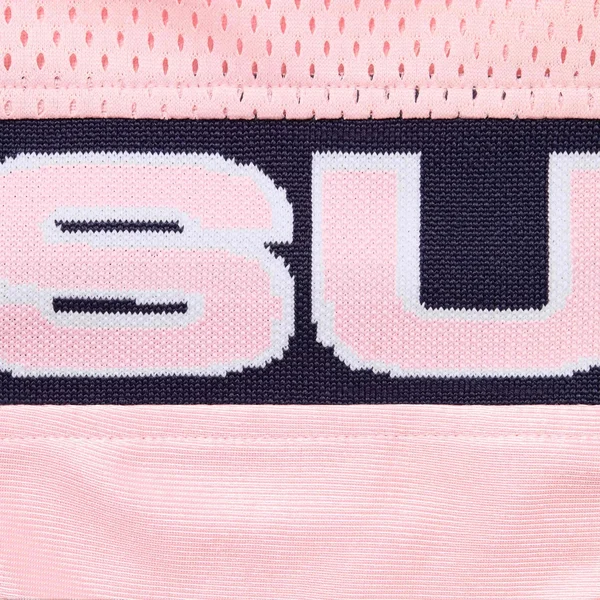 Supreme Jacquard Rib Football Jersey - Pink (front)