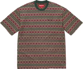 Supreme Jacquard Scarab S/S Top Olive