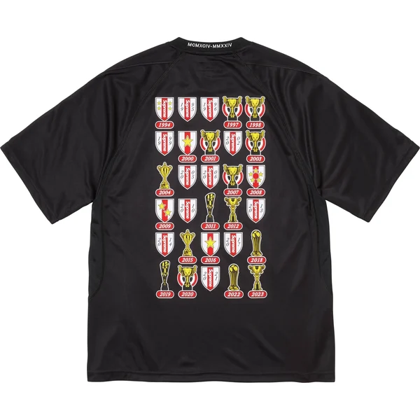 Supreme Jacquard Soccer Jersey - Black (front)