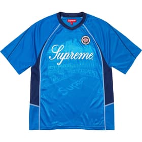 Supreme Jacquard Soccer Jersey Blue