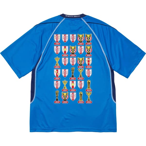 Supreme Jacquard Soccer Jersey - Blue (front)