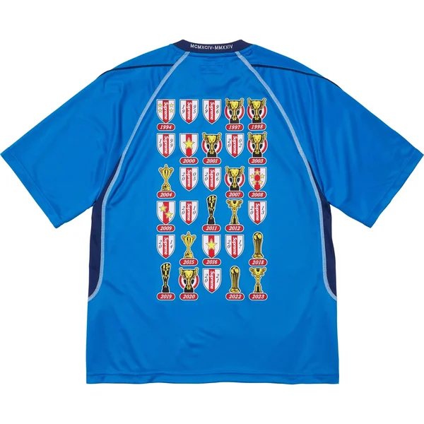 Supreme Jacquard Soccer Jersey - Blue (front)