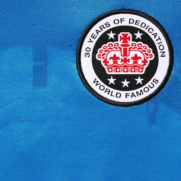 Supreme Jacquard Soccer Jersey - Blue (front)