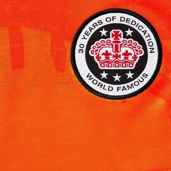 Supreme Jacquard Soccer Jersey - Orange (front)