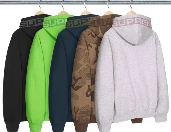 Supreme Jacquard Stripe Hooded Sweatshirt - Product Image