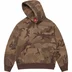 Supreme Jacquard Stripe Hooded Sweatshirt - Brown Camo (front)