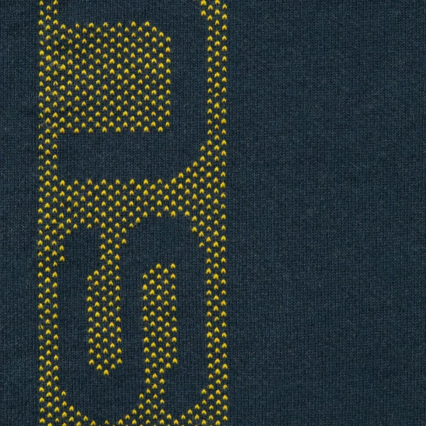 Supreme Jacquard Stripe Hooded Sweatshirt - Navy (front)