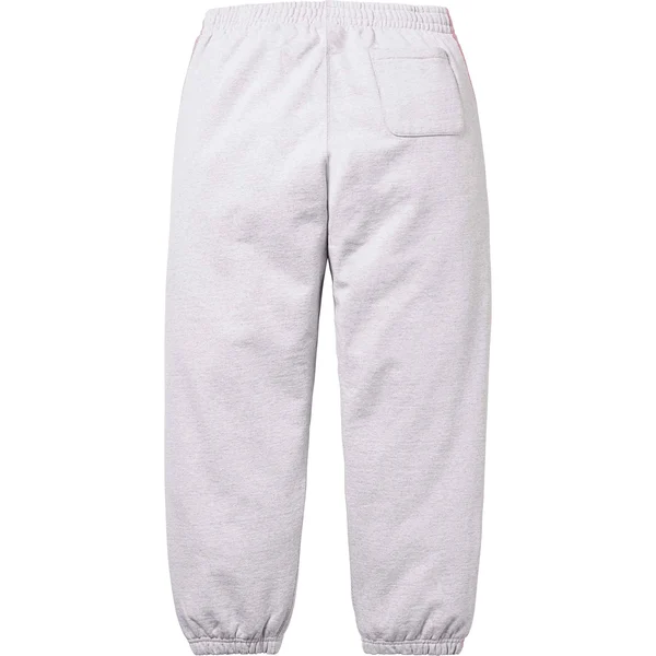Supreme Jacquard Stripe Sweatpant - Ash Grey (front)