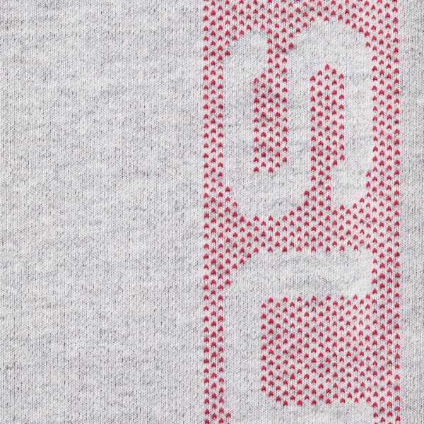 Supreme Jacquard Stripe Sweatpant - Ash Grey (front)