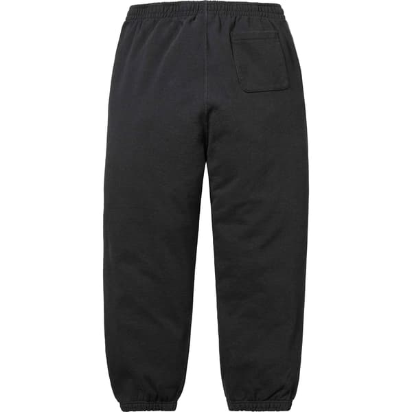 Supreme Jacquard Stripe Sweatpant - Black (front)