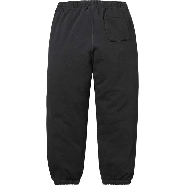 Supreme Jacquard Stripe Sweatpant - Black (front)