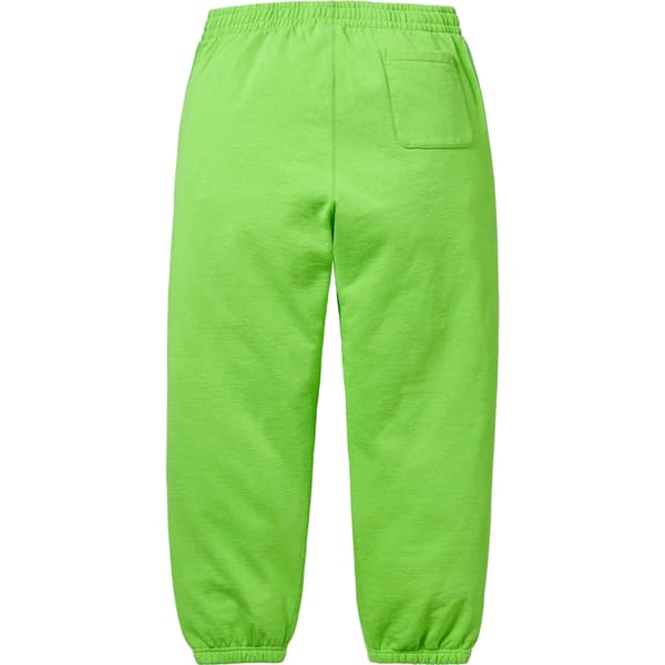 Supreme Jacquard Stripe Sweatpant - Bright Green (front)