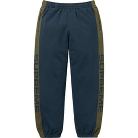 Supreme Jacquard Stripe Sweatpant Navy