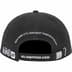 Supreme Jagged Visor 6-Panel - Black (front)