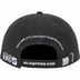 Supreme Jagged Visor 6-Panel - Black (front)